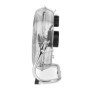 Ventilateur de sol H.Koenig JOE30 Silencieux, Design métal chromé, 40 cm, Haute vitesse, Résistant, 3 vitesses de ventilation, T
