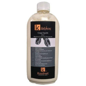 Koolnet NETSHOES Cirage Liquide Incolore 500 ML - Utilisation Facile avec Cireuse, Machine à Cirer ou Manuellement - Soin Profes