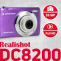 AGFA Photo Realishot DC8200 - Appareil Photo Numérique Compact Cam, 21MP, Vidéo Full HD, Ecran LCD 2.7'', Zoom Optique 8X, Batte