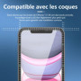 NEW'C Lot de 2, Verre Trempé pour iPhone 11 et iPhone XR, Film Protection écran - Sans Bulles d'air -Ultra Résistant (0,33mm HD 