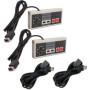 Link-e : 2 X Manette de Jeu et Cable Rallonge Compatible avec la Console Nintendo Mini/Classic NES