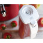 PIKA - Kit de conservation sous vide pour jus de fruits et légumes : Carafe sous vide 1L + pompe + couvercle universel taille S,