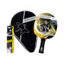Donic-Schildkröt Coffret cadeau tennis de table Waldner 500 Noir/rouge/bleu/jaune 39 x 22 x 5 cm