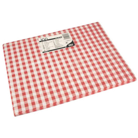 PAPSTAR Set de table"Vichy", (L)400 x (P)300 mm