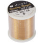 Rayher Fil nylon, doré, 1 bobine, 50m, 0,27cm ø, non élastique, pour perles Delicas, perles de rocailles, bijoux, décorations, N