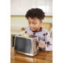 Russell Hobbs Grille Pain [Pour 2 Tranches] Luna Gris Inox (2 Fentes extra larges, 6 Niveaux de Brunissage rapide, Surélévation 