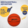 BEST SPORTING Mini Ballon de Basketball Micro Adventure - Taille 1, Orange, 160 g - Qualité Supérieure pour Enfants