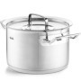 Fissler Original-Profi Collection Faitout en Acier Inoxydable (Ø 28 cm, 10,0 l) avec Couvercle Métallique Et Graduation Intérieu