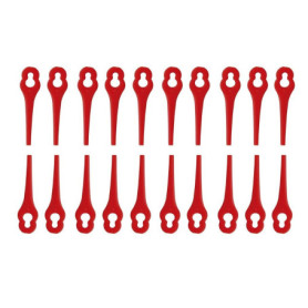 IKRA lames en nylon 15130190 set de 20 pièces, compatibles avec coupe-bordures IART 2520, IAT 20-1M, ICGT 2025 & IART 1224