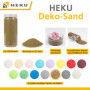 Heku 30330-24 décoratif/Sable doré, 750 g, dans Une boîte refermable, Or, Set Pièces