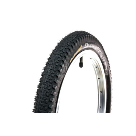 Continental Double Fighter III Reflex Pneus pour vélo Mixte, Noir, 47-305