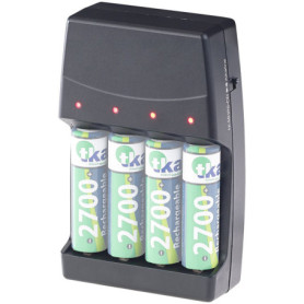 Chargeur 2 en 1 pour accus et piles alcalines [Revolt]