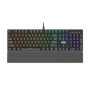 AOC GK500 Clavier de jeu - Disposition française - Éclairage RVB - Anti-ghosting - Logiciel AOC G-Tools - N-Key Rollover
