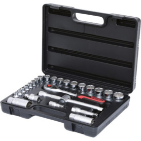 KS Tools 911.0626 Coffret de douilles F6 3/8'' - CHROMEmat - 26 pcs