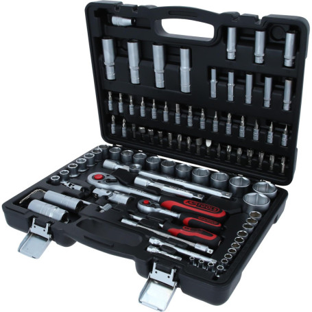 KS Tools 911.0694 Coffret de douilles F6 1/4''-1/2'' CHROMEmat 94 pièces