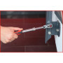 KS Tools - 920.1330 - Cliquet télescopique réversible 1/2" à tête articulée - 72 dents - 7 positions
