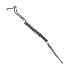 Mil-Tec Courroie de sécurité Câble spiralé - Noir