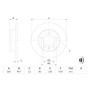 Bosch BD868 Disques de frein - certification ECE-R90-1 jeu de 2 disques