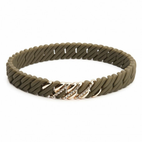 Bracelet Femme TheRubz 15-100-362 Doré Acier inoxydable Vert Silicone (Taille un 25,99 €