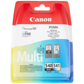 Canon PG-540/CL-541 Cartouche Multipack Noire + Couleur (Multipack plastique)