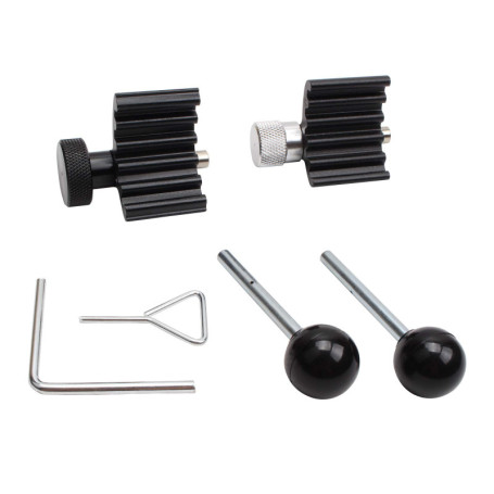 CCLIFE Kit de calage moteur distribution diesel - Outils de calage distribution de soupape blocage du vilebrequin Compatible ave