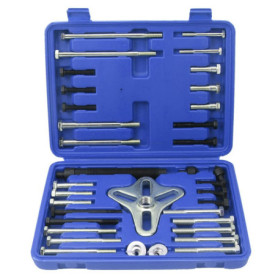 CCLIFE 46 pièces Extracteur de volant universel équilibreur harmonique Outil de retrait de volant voiture