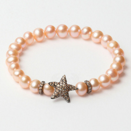Bracelet Femme Lancaster JLA-BR-STAR-4-PE Marron Orange Argent 925 16 mm 30,99 €