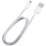 Huawei Câble de données / câble de charge - Micro USB - Gris/blanc - Compatible avec les téléphones portables Huawei avec port m