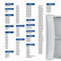 VIOKS Filtre à peluches de rechange pour sèche-linge AEG Electrolux 807453901/9 8074539019 pliable 335х172х80 mm Filtre à peluch