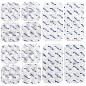 12 électrodes axion 10x5 cm et 5x5 cmm | Compatible avec les appareils Beurer et Sanitas | Electrostimulateur TENS et EMS avec c