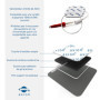 axion 8 électrodes compatibles avec électrostimulateurs CEFAR COMPEX WIRE | électrostimulation TENS et EMS