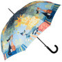 VON LILIENFELD® Parapluie Rosina Wachtmeister: Dolce Vita Canne Grand Robuste Ouverture Automatique Art Chat