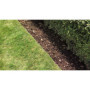 Replast Bordure de gazon, en plastique, 25 m, idéale pour le jardin (125 mm/4 mm)