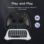 Mcbazel Clavier portable sans fil 2.4G Mini manette pour Xbox Series X/Series S/Xbox One Slim/Xbox One/Xbox One S/Xbox One X Con