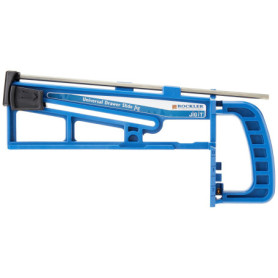 Rockler 865042 Gabarit pour coulisse de tiroir, 0.0 V, Bleu