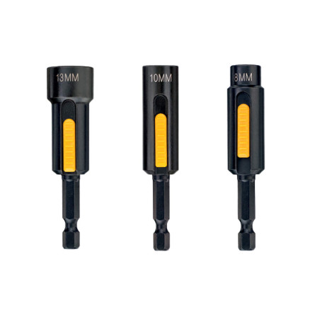 DeWalt DT7460-QZ Porte Embout Nettoyable Extreme Impact, Set de 3