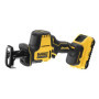 DeWalt DCS369M2-QW Scie Sabre Compacte - XR 18V 4 Ah - Brushless - 2 Batteries - En Coffret TSTAK