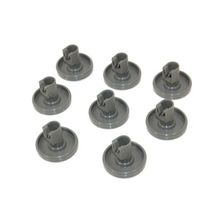 Electrolux Lot de 8 roulettes pour panier inférieur de lave-vaisselle - 50286965004 DX303SK