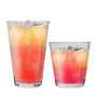 Duralex Verres è Boire Prisme - Gobelets 220 ML, Highballs 330 ML - Transparent - Lot de 12