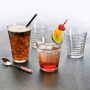 Duralex Verres è Boire Prisme - Gobelets 220 ML, Highballs 330 ML - Transparent - Lot de 12