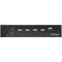 StarTech.com Switch KVM USB DisplayPort à 4 ports - Commutateur écran clavier souris DP avec hub USB 3.0 intégré - 4K 30 Hz (SV4