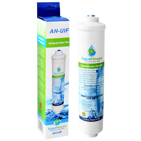 AquaHouse UIFH Compatible pour Haier 0060823485A Kemflo Filtre à eau Aicro pour réfrigérateurs Haier, CDA, Firstline, Frigistar