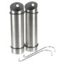 Excellent Houseware Humidificateur 2pcs Inox Argent Ultrason Salle de Séjour