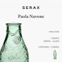 Carafe en verre pour l'eau | Collection Fish & Fish par Paola Navone | Carafe 850 ml | Bouteille conteneur transparent vert pour