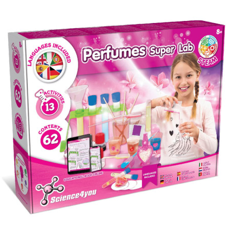 Science4you Super Laboratoire de Parfum pour Enfants +8 Ans - Jeux pour Fabriquer des Parfums, Kits Éducatifs de Sciences, Jeu a