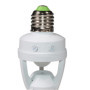 Maclean Energy MCE24 Support de l'ampoule avec détecteur de mouvement détection de sécurité E27 60W Capteur de Mouvements