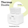 LIONELO THERMUP DOUBLE Chauffe-biberon, 2 bouteilles simultanément, Chauffe le lait en 3 à 5 minutes, 6 modes de fonctionnement,