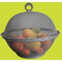 QWXOSR Corbeille Fruit Panier a Fruits - Corbeille a Fruit Avec Couvercle- Corbeille a Fruit Panier a Fruit noir (Gris 1 set)