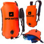 OPENWATER Bouée gonflable pour la natation et le sac à dos 3en1 - grande bouée avec une poche sèche pour les choses 28L - bouée 