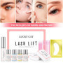 Kit Rehaussement de Cil,kit d'extension de Cils Perm Lash Lift,Semi-Permanent Curling Perming Wave Convient pour le salon